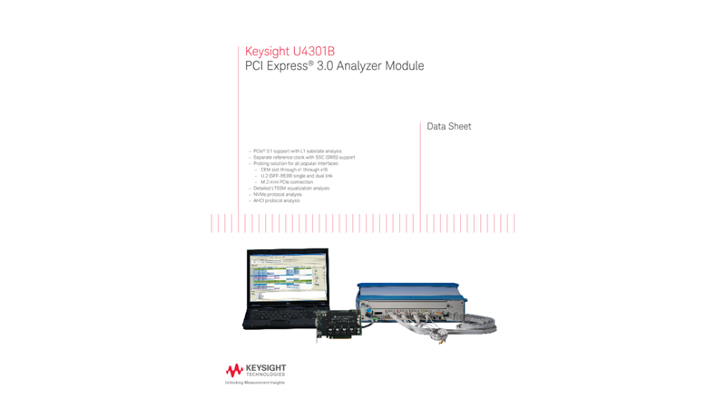 U4301B PCI Express® 3.0 Analyzer Module